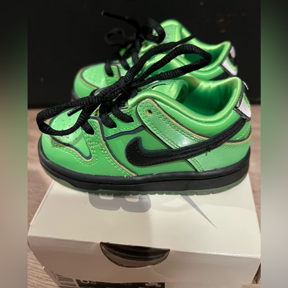 Nike td dunk low power puff girls buttercup